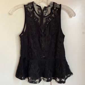 Black lace For love &Lemons top